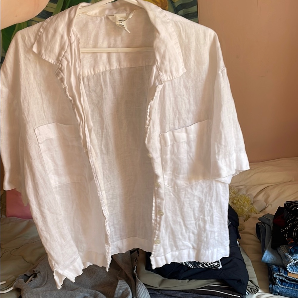 H&M Linen Button Shirt